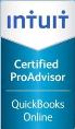 The blue Certified QuickBooks ProAdvisor QuickBooks Online (QBO) logo means a Certified QuickBooks ProAdvisor has passed current training and a 48 question test for using Intuit's Simple Start, Essentials, and Online Plus products for companies who need to have one, up to three, and up to five concurrent users. QuickBooks Online offers the ability to access your data anywhere and anytime regardless of operating system so you can use it with a PC or Mac.